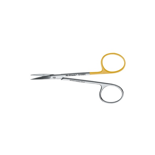 [SG1/28Z] Scissors iris no. 18 fine curved supercut 11.5cm - Hu-Friedy - Delynov