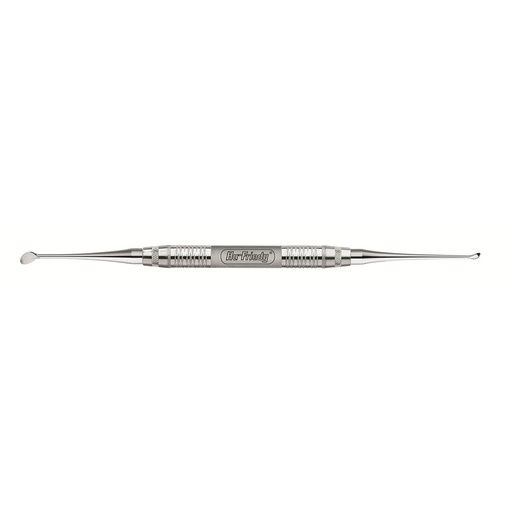 [IMS-12813] Alveolar Curette Molt number 2/4 with handle number 6 in satin steel - Hu-Friedy - Delynov