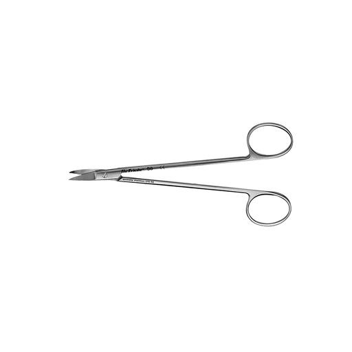 [SRPG11/147] Scissors quinby number 8 curved smooth 12.5cm - Hu-Friedy - Delynov