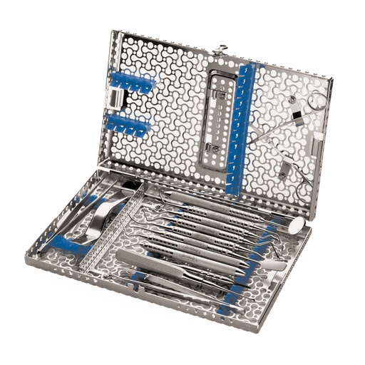 [IMECC128S] IMS Infinity DIN Container Cassette. Chirurgie bleu 2c - Hu-Friedy - Delynov