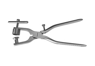 [47.958.00] Tenailles pour broyer l'os translates to Bone-crushing forceps in English.