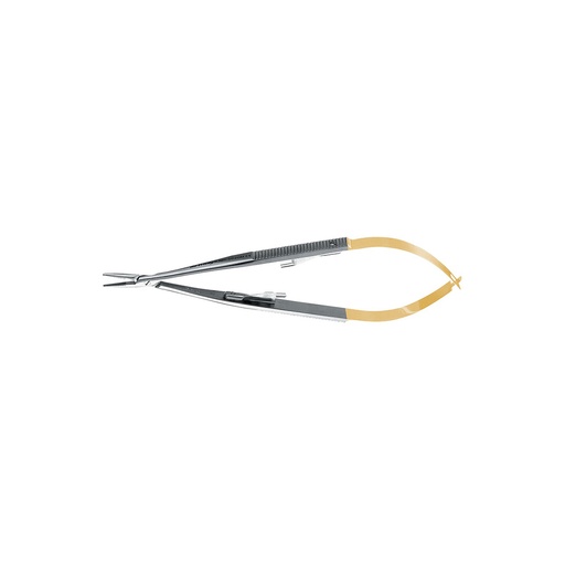 [NH5020M] Castroviejo Needle Holder Number 5020M Straight Tungsten Carbide 14cm - Hu-Friedy - Delynov