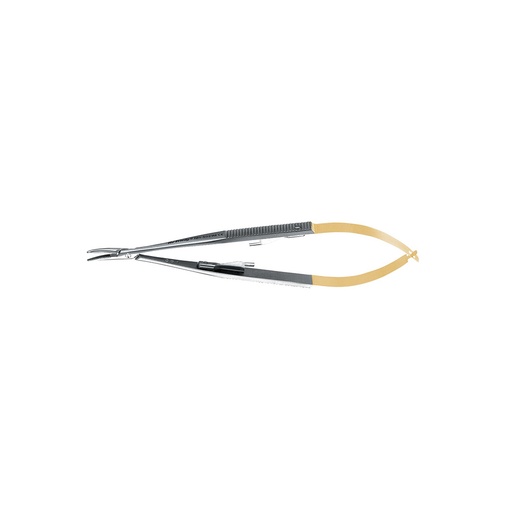 [NH5021M] Needle Holder Castroviejo Number 5021M Tungsten Carbide Curved 14cm - Hu-Friedy - Delynov