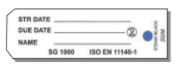 [K2-673] Étiquettes de stérilisation pour container A et C (100 pcs) - Aygün - Delynov