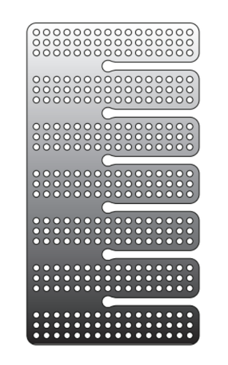 [12-GM-L01] Smooth horizontal flexion plate for implantology, oral surgery and maxillofacial surgery - Jeil Medical (12-GM-L01) - Delynov